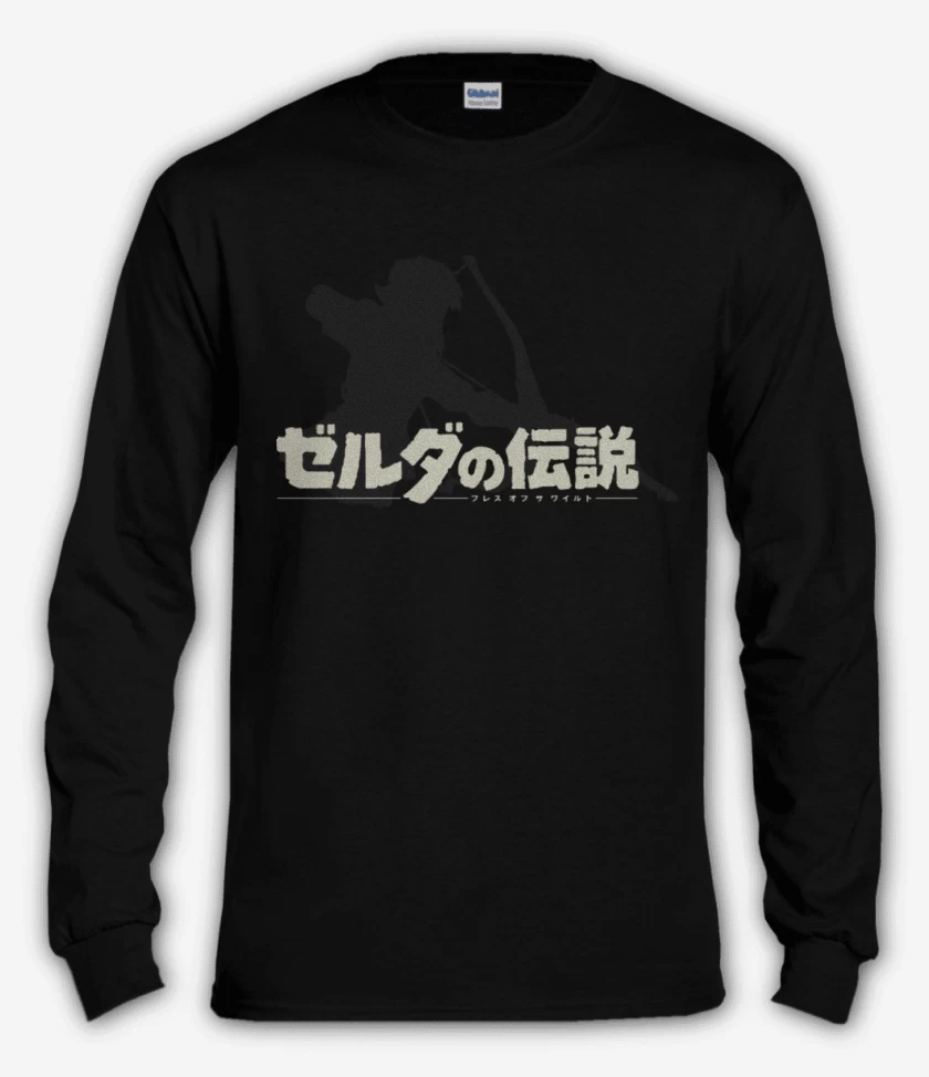 Polera manga larga Negro de B o W 4