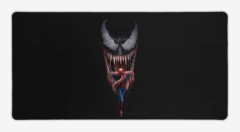 Mouse pad Gamer Negro de Vemeno araña
