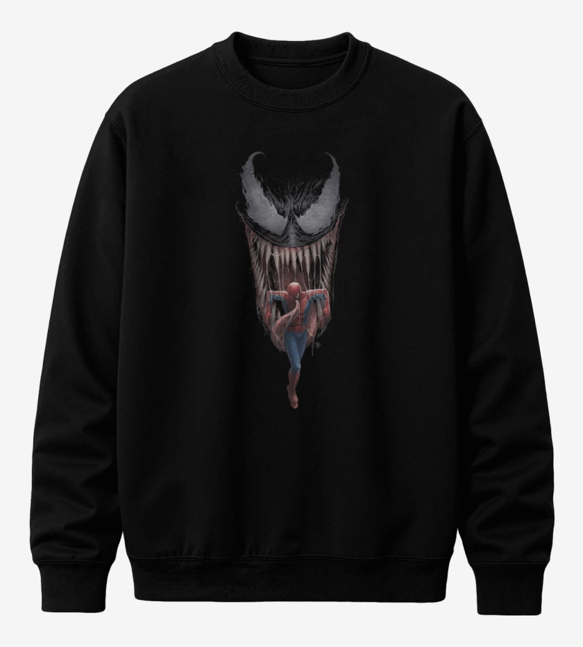 Poleron polo Negro de Vemeno araña
