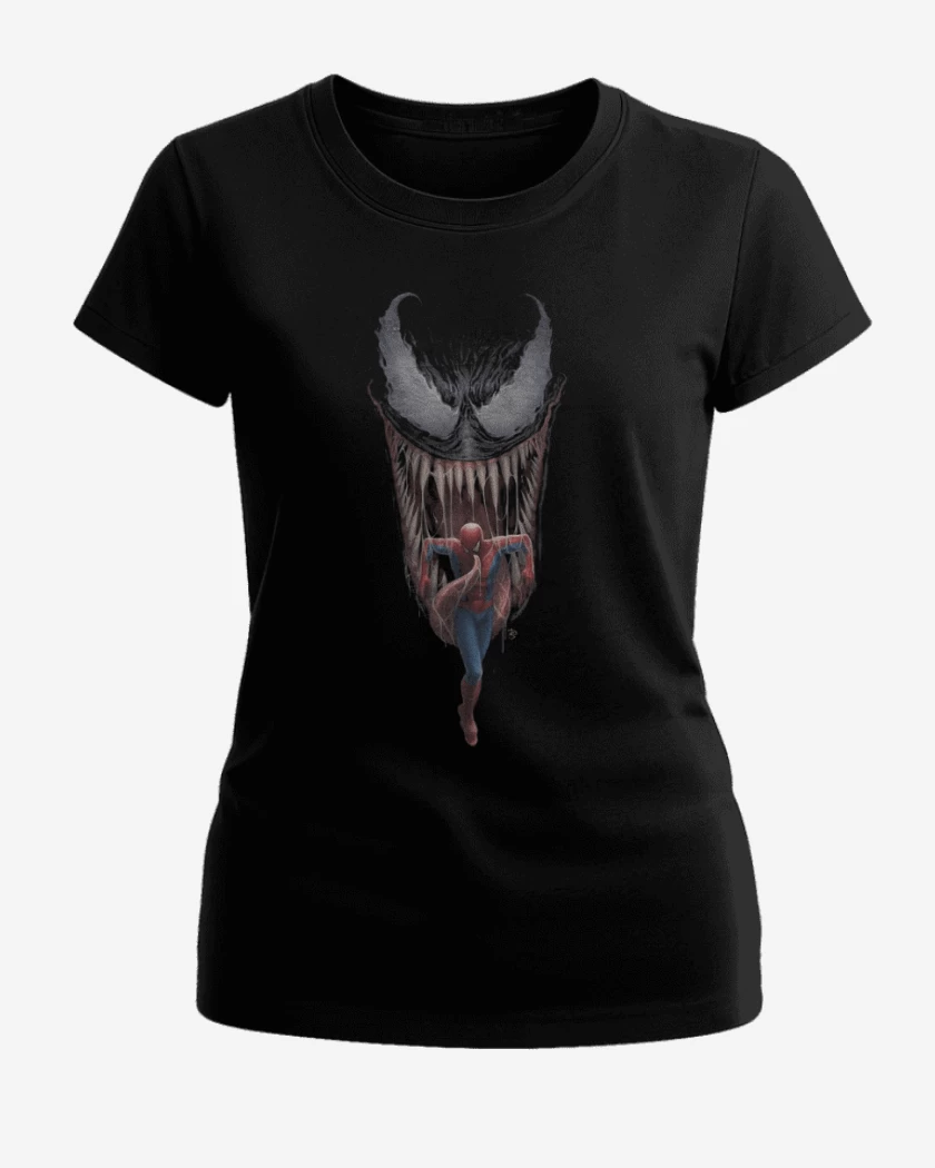Polera de Mujer Negro de Vemeno araña