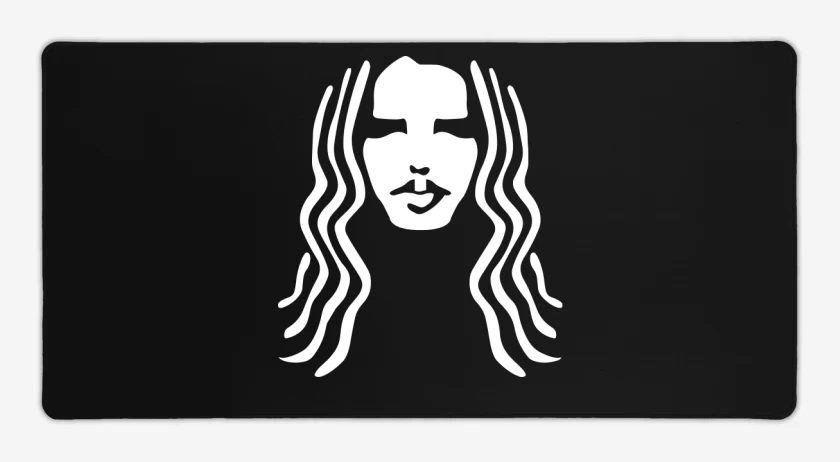 Mouse pad Gamer Negro de Chris Cornell 