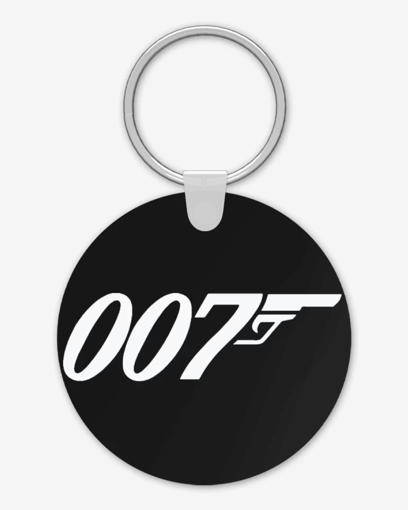 Llavero Negro de 007