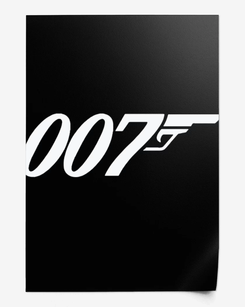 Print Negro de 007