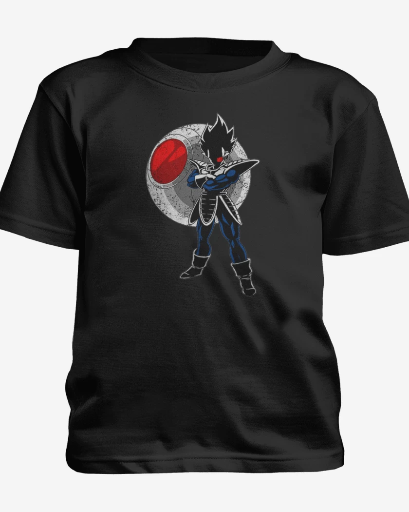 Polera de niño Negro de principe vegeta 