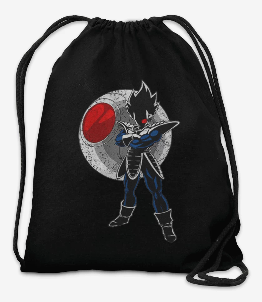Mochila Negro de principe vegeta 
