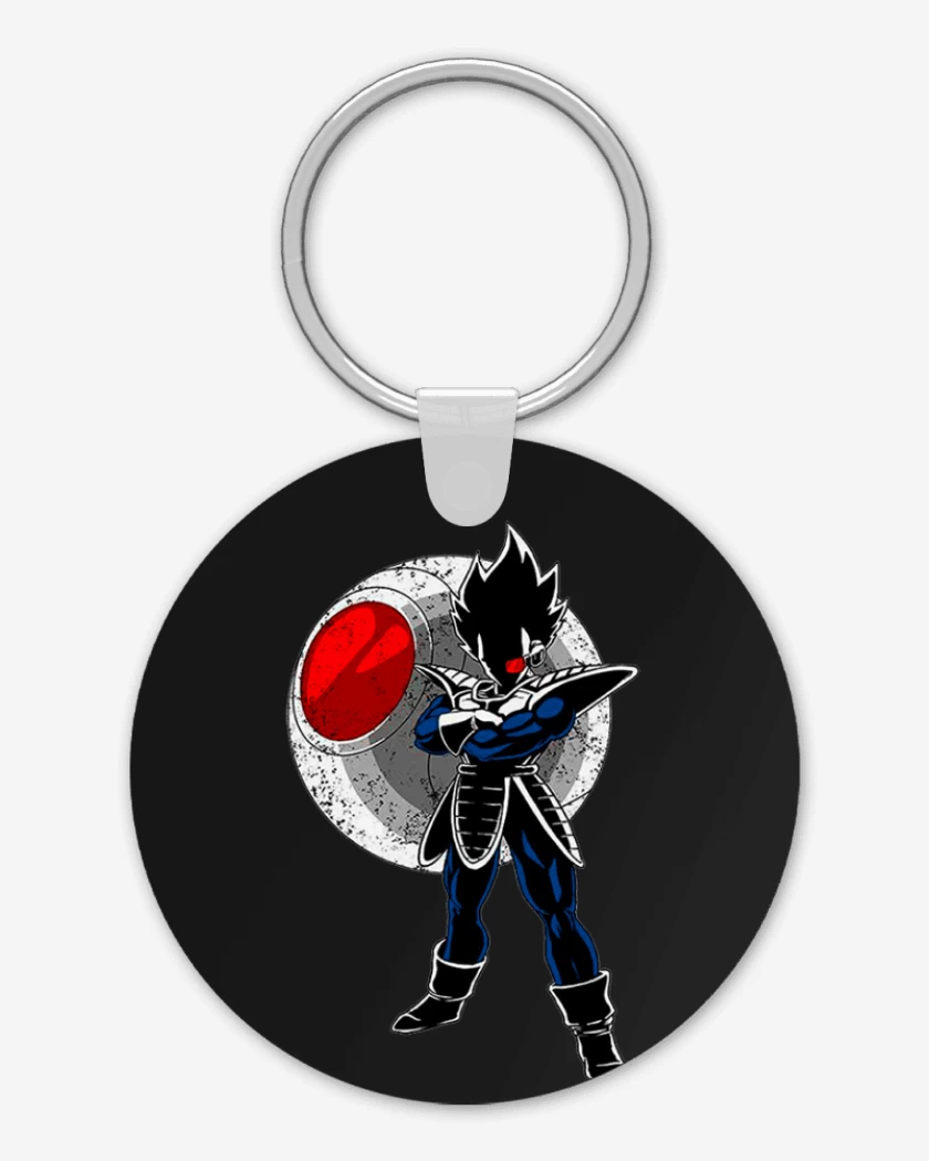Llavero Negro de principe vegeta 