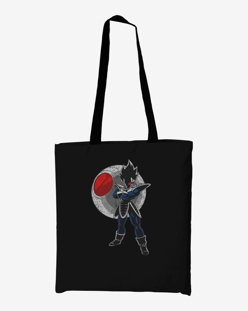 Totebag Negro de principe vegeta 