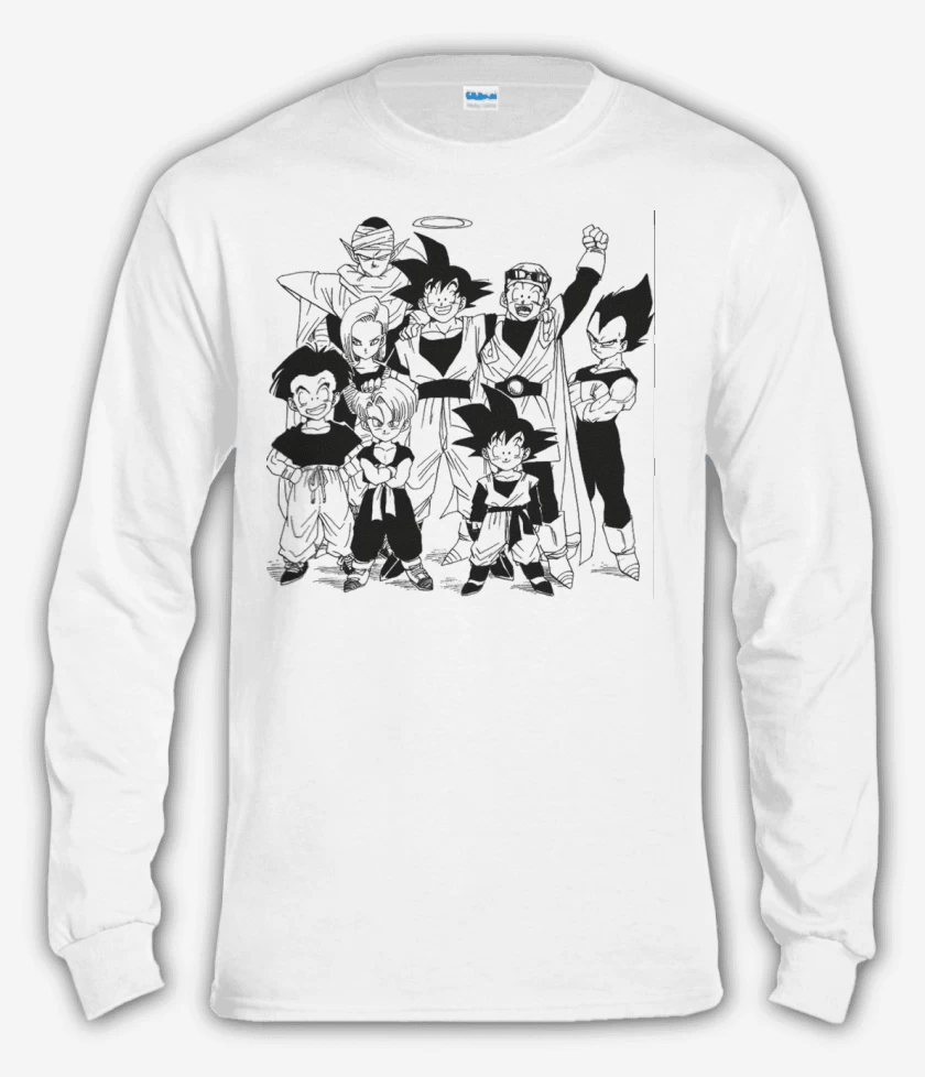 Polera manga larga Guerreros Z