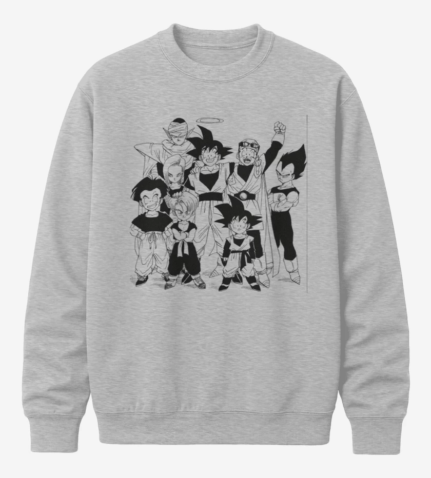 Poleron polo Gris Melange de Guerreros Z