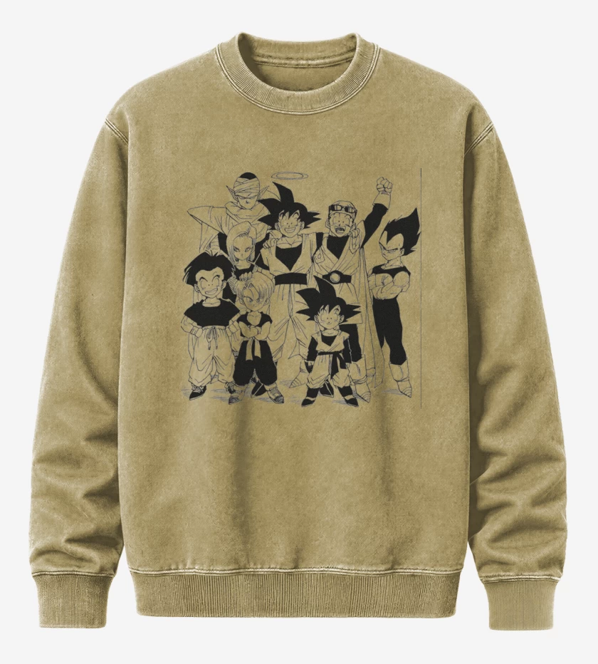 Poleron Polo Acid Wash Beige de Guerreros Z