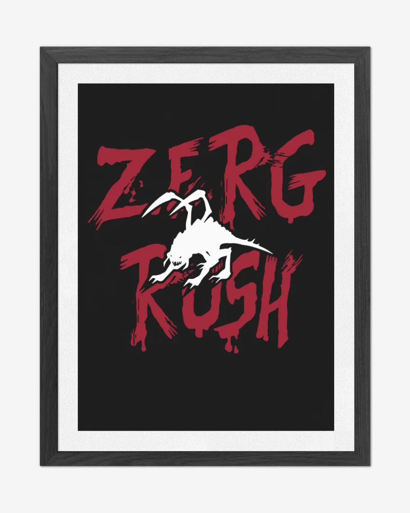Cuadro decorativo StarCraft - Zerg Rush