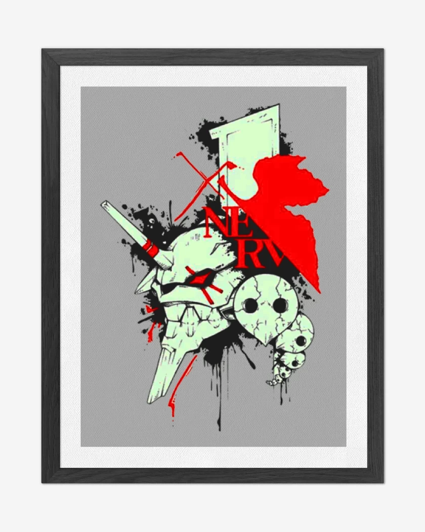 Cuadro decorativo Gris Melange de Nerv Eva