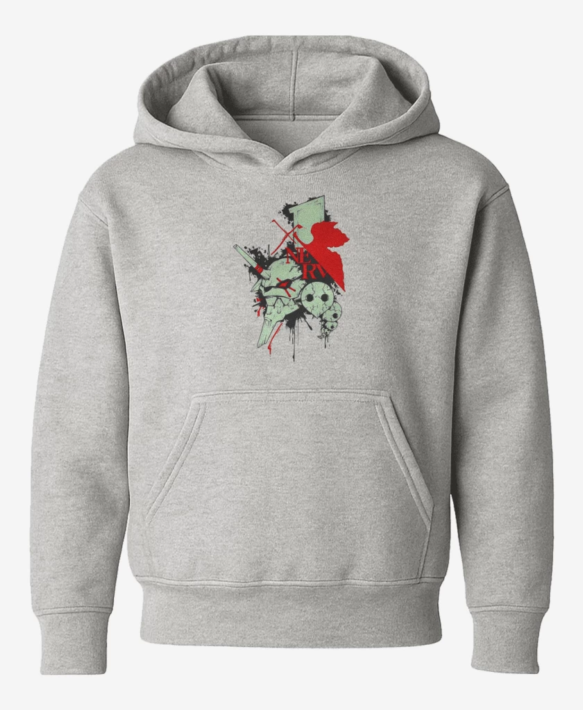 Poleron de niño Gris Melange de Nerv Eva