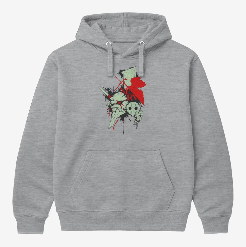 Polerón Canguro Gris Melange de Nerv Eva