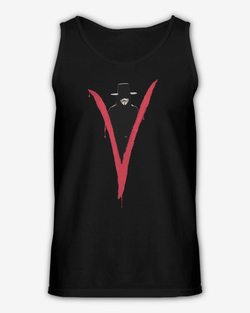Sudadera Negro de V Vendetta
