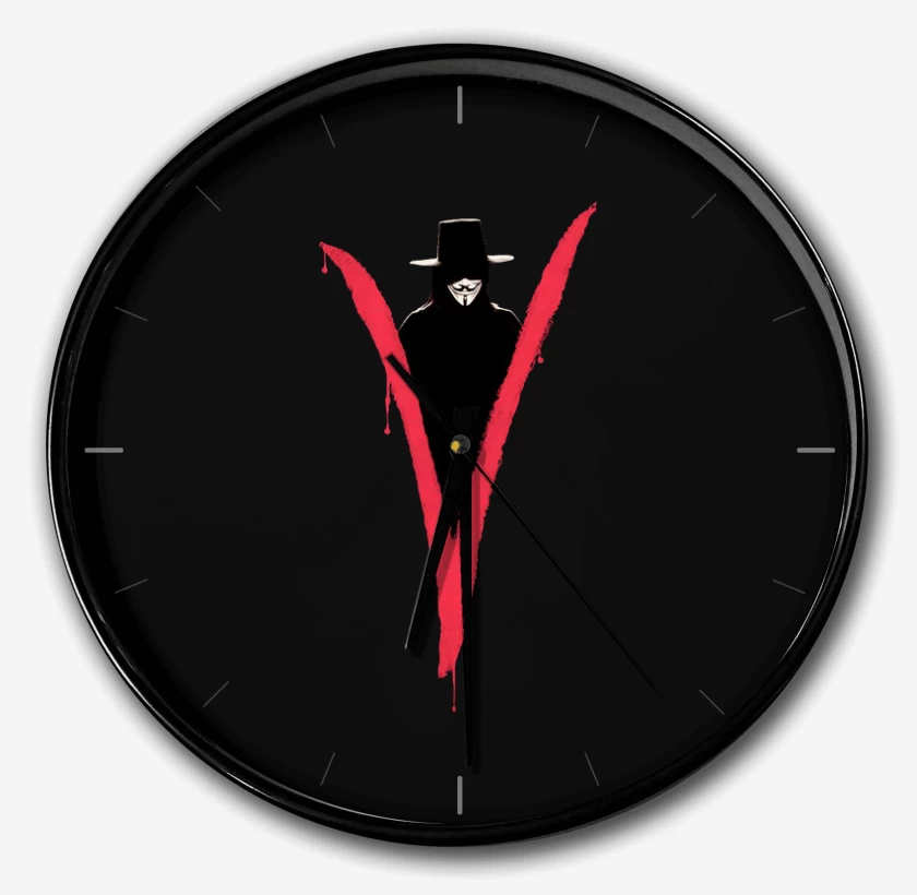 Reloj Negro de V Vendetta