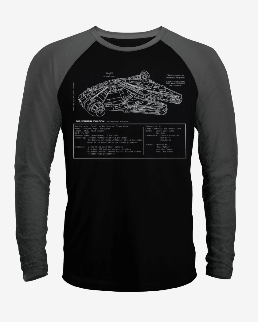 Polera Raglan Halcón milenario 2
