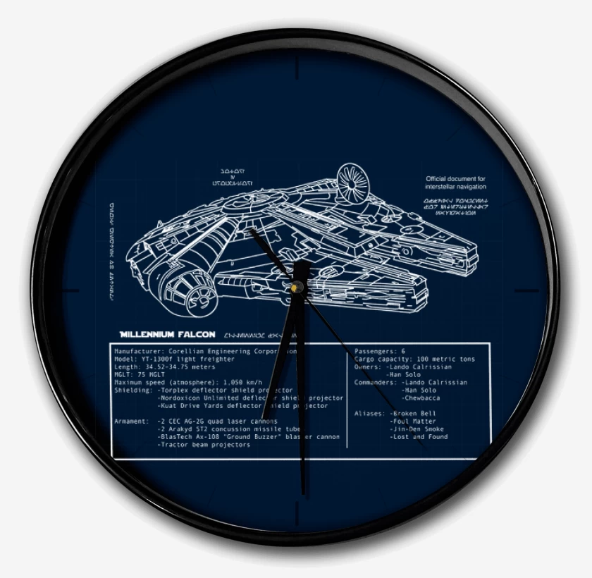 Reloj Azul Marino de Halcón milenario 2