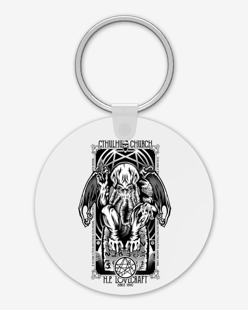 Llavero Blanco de Cthulhu 4