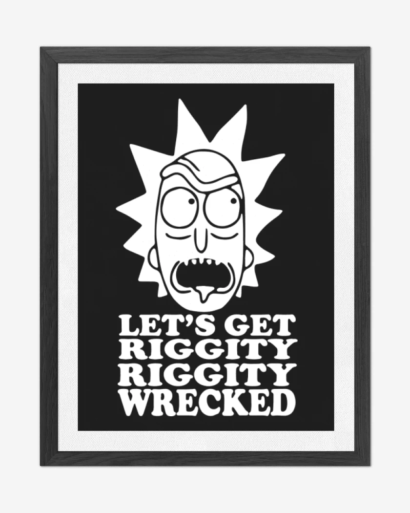 Cuadro decorativo Negro de Lets get