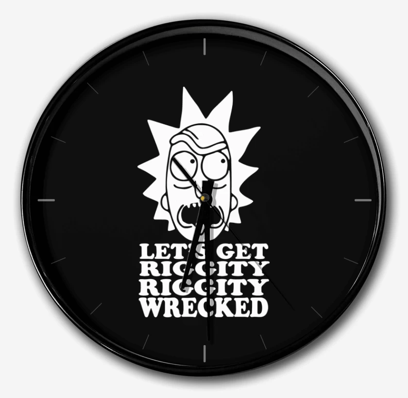 Reloj Negro de Lets get
