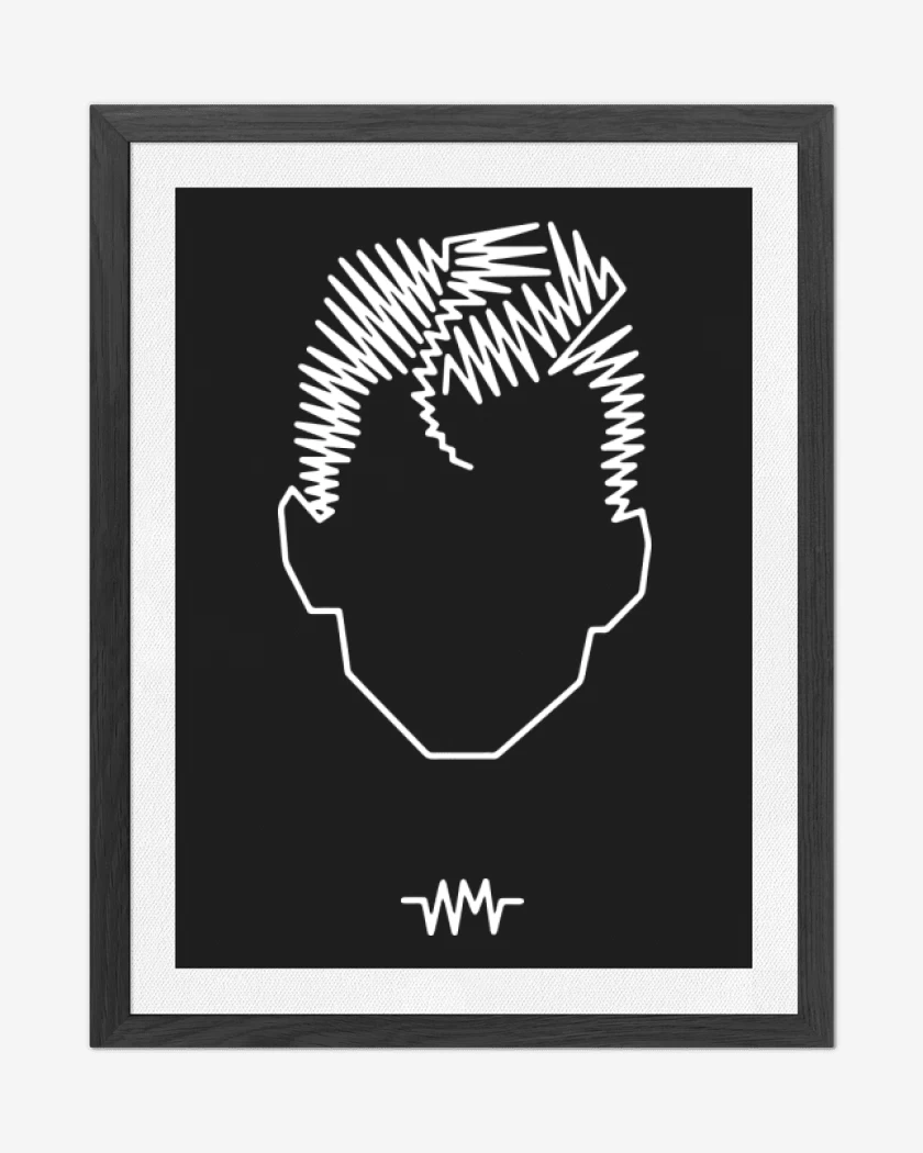 Cuadro decorativo Negro de Alex Turner