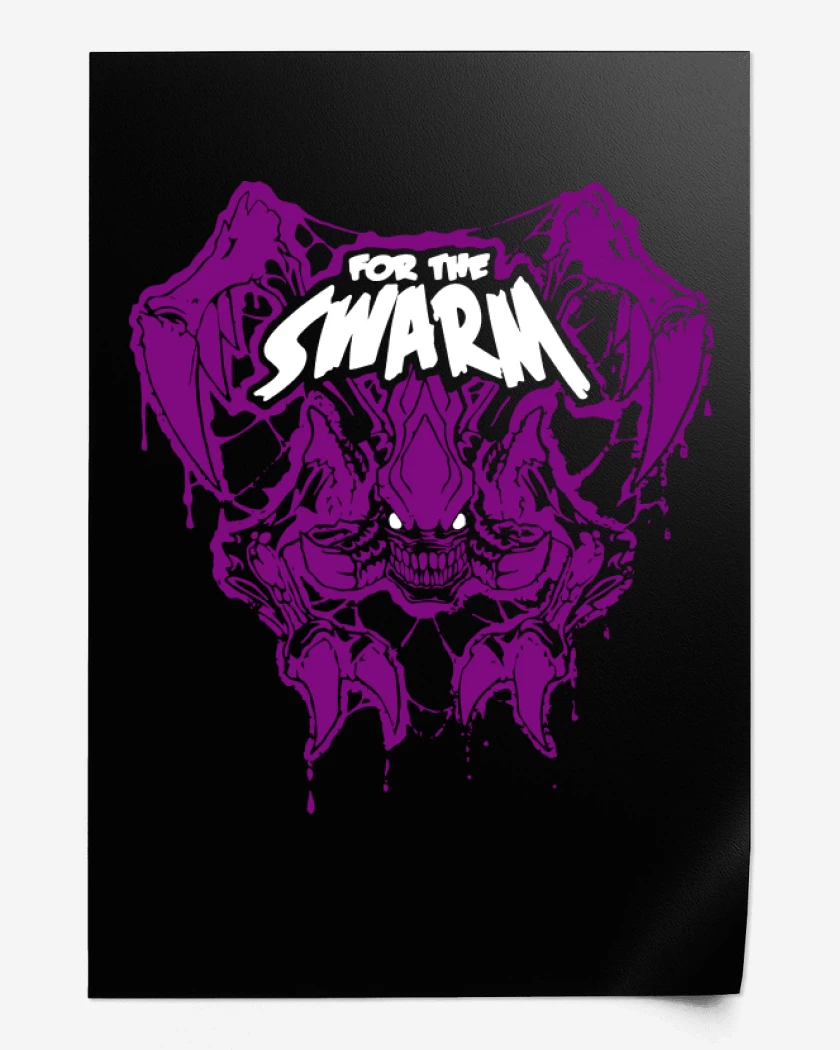 Print StarCraft - For The Swarm
