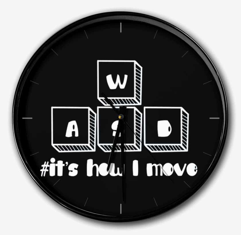 Reloj Negro de PC Gamer