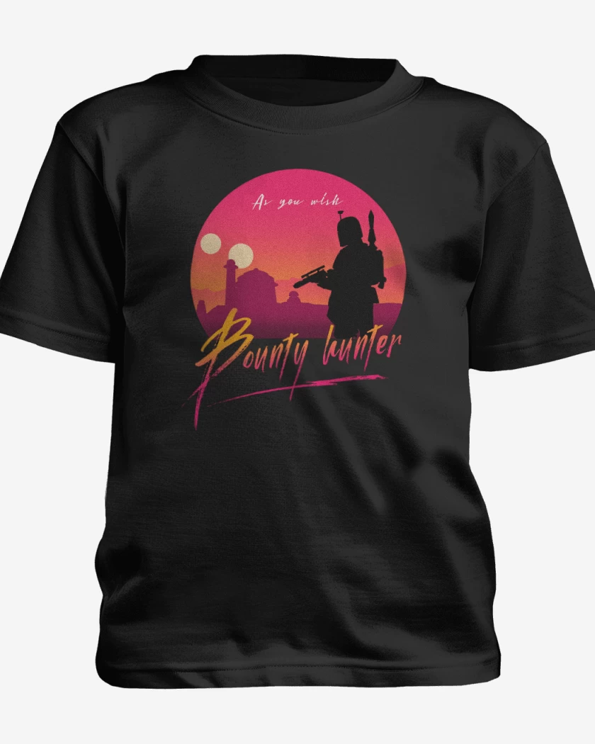 Polera de niño Negro de Boba Fett 4