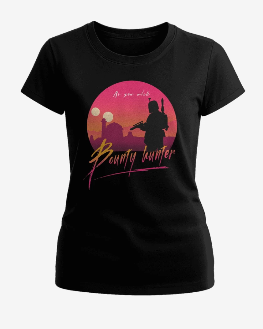 Polera de Mujer Negro de Boba Fett 4