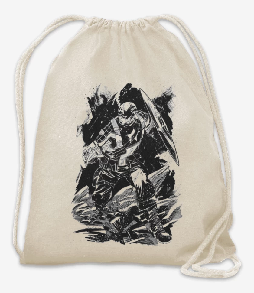 Mochila Blanco de Capitan america 4