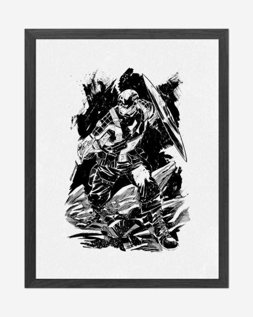 Cuadro decorativo Capitan america 4