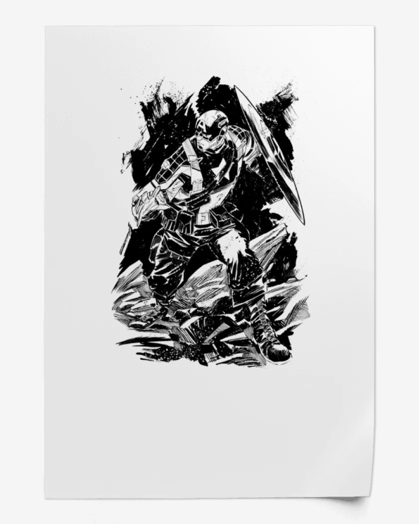 Print Capitan america 4