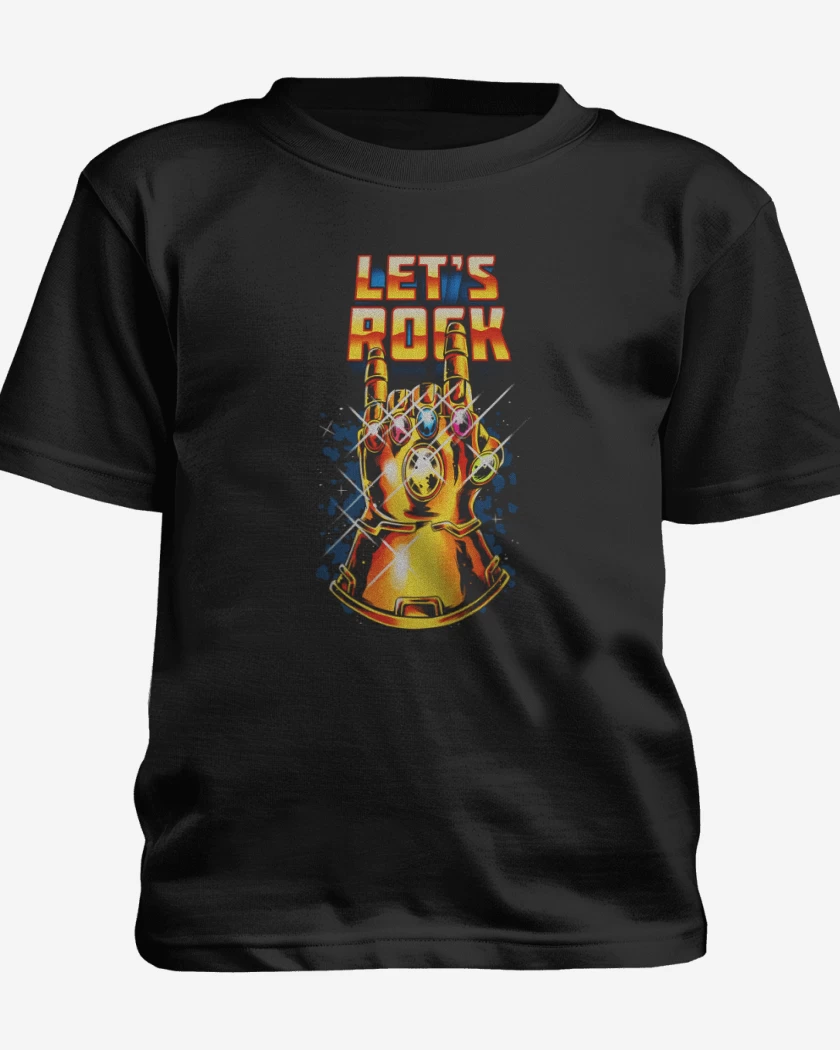 Polera de niño Negro de Lets rock
