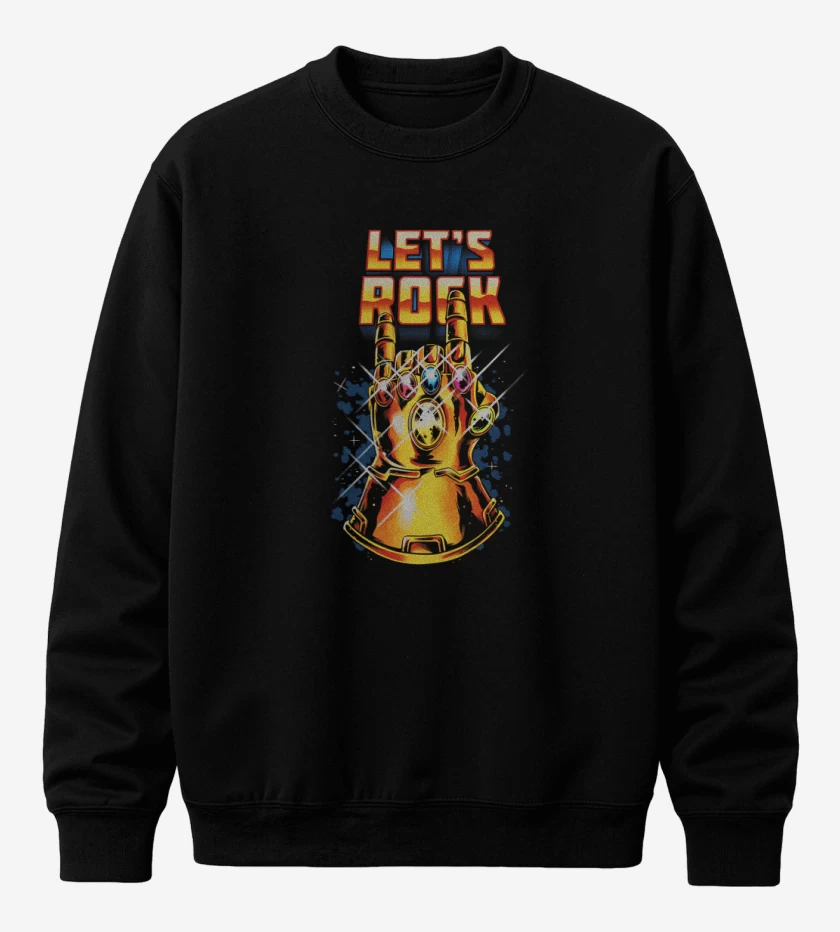 Poleron polo Negro de Lets rock
