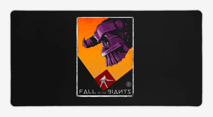 Mouse pad Gamer Negro de Colossus