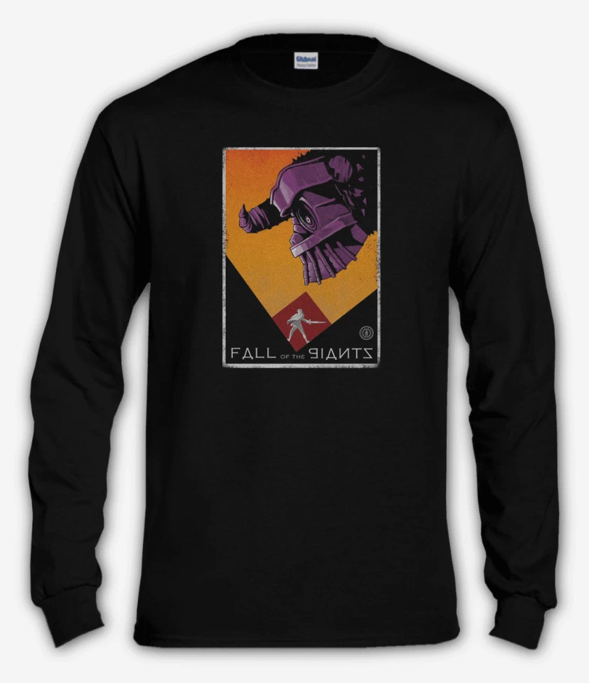 Polera manga larga Negro de Colossus