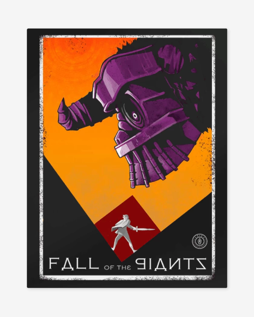 Print metalico Negro de Colossus