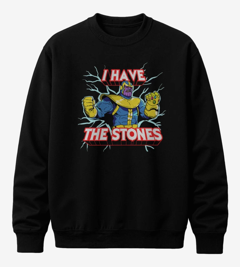 Poleron polo Negro de Thanos 2