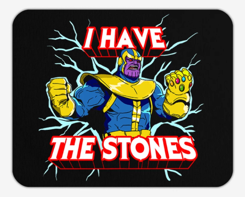 Mousepad Negro de Thanos 2