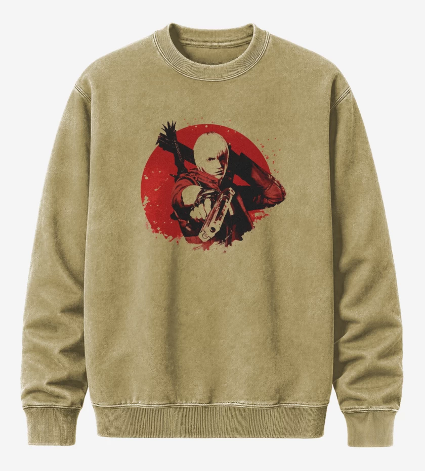 Poleron Polo Acid Wash Beige de Dante 