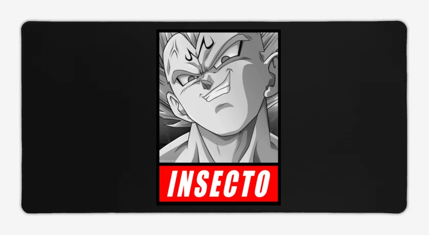 Mouse pad Gamer Negro de Insecto 2