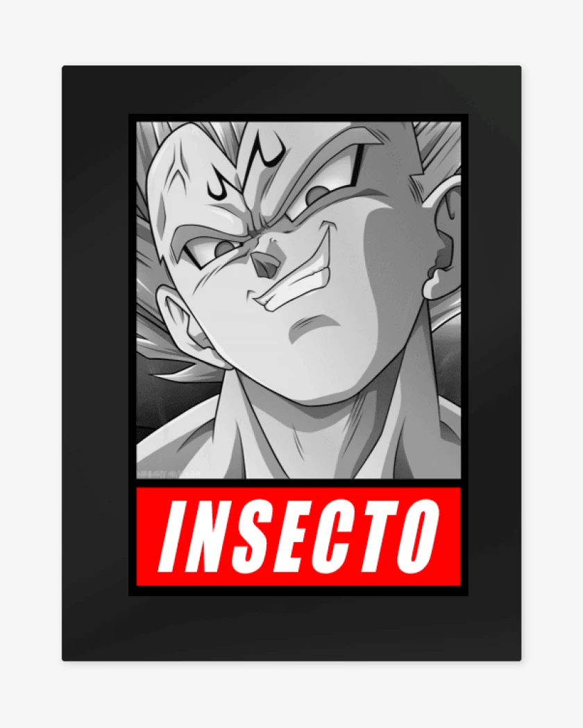 Print metalico Negro de Insecto 2