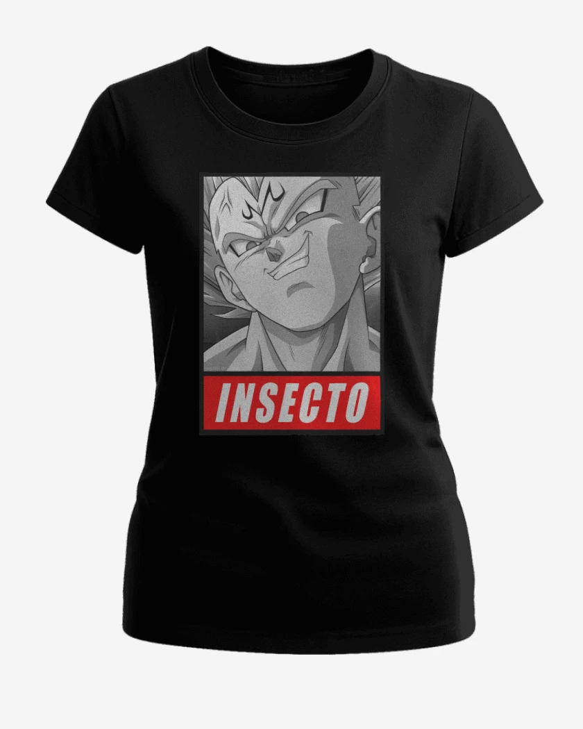 Polera de Mujer Negro de Insecto 2
