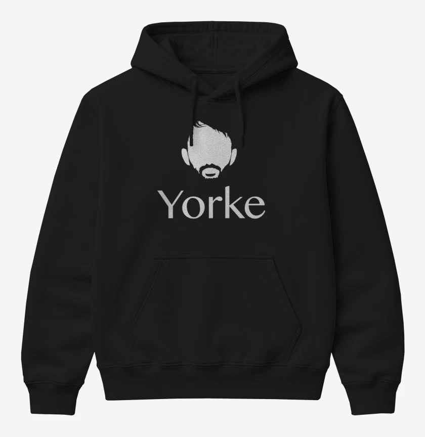 Poleron Canguro básico Negro de Yorke