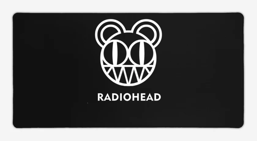 Mouse pad Gamer Negro de Radiohead - Logo