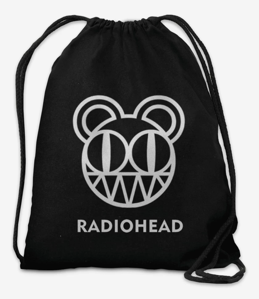 Mochila Negro de Radiohead - Logo