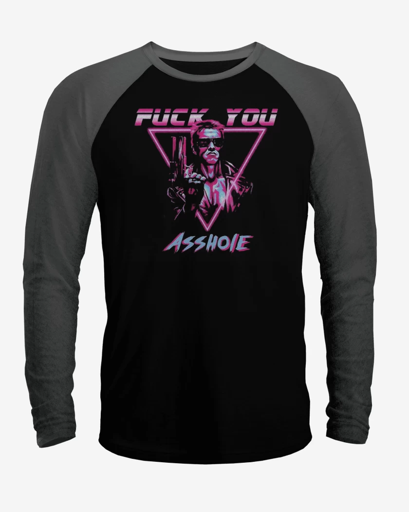 Polera Raglan Terminator fuck you