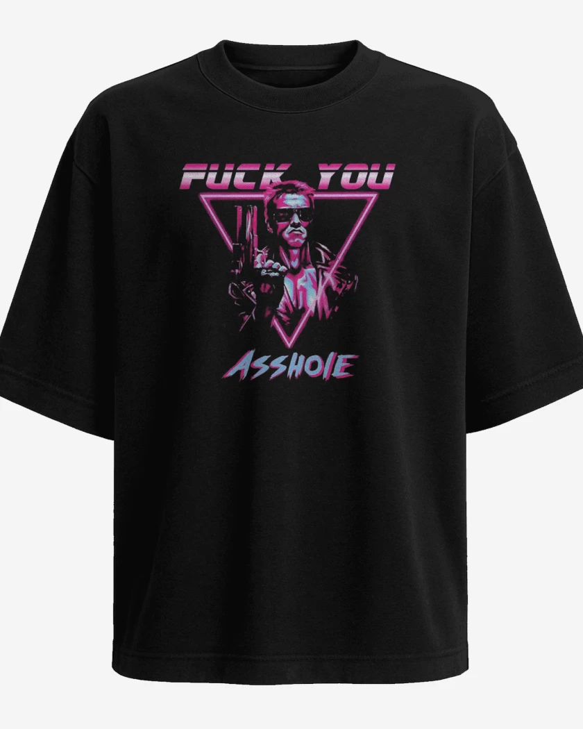 Polera Oversize Terminator fuck you