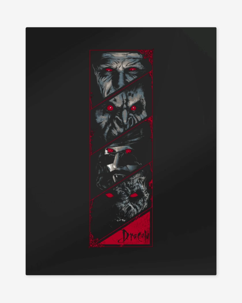 Print metalico Dracula bram stoker